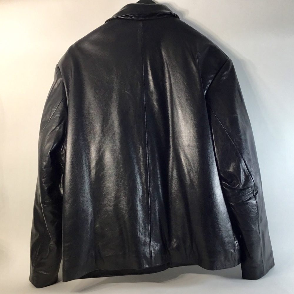 NWOT, Men’s Blk M.Julian Leather Jacket - Picture 3 of 8